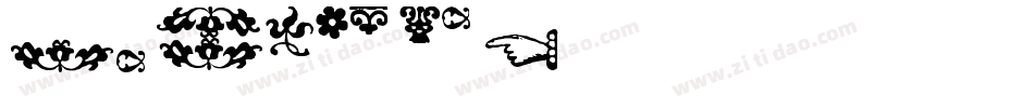 DT Flowers 2字体转换